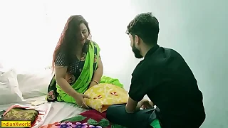 Indian hot incomparable Bhabhi one night stand sex&excl; Amazing XXX Hindi sex