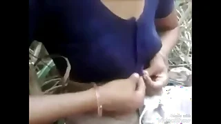 Desi fixed devoted to bonk in forest